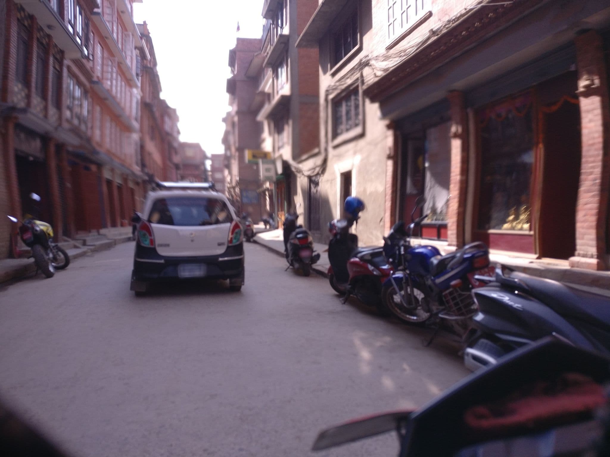 Street view near Mahaboudha Guesthouse, Pātan — © samirpathways (CC BY-SA · Mapillary)