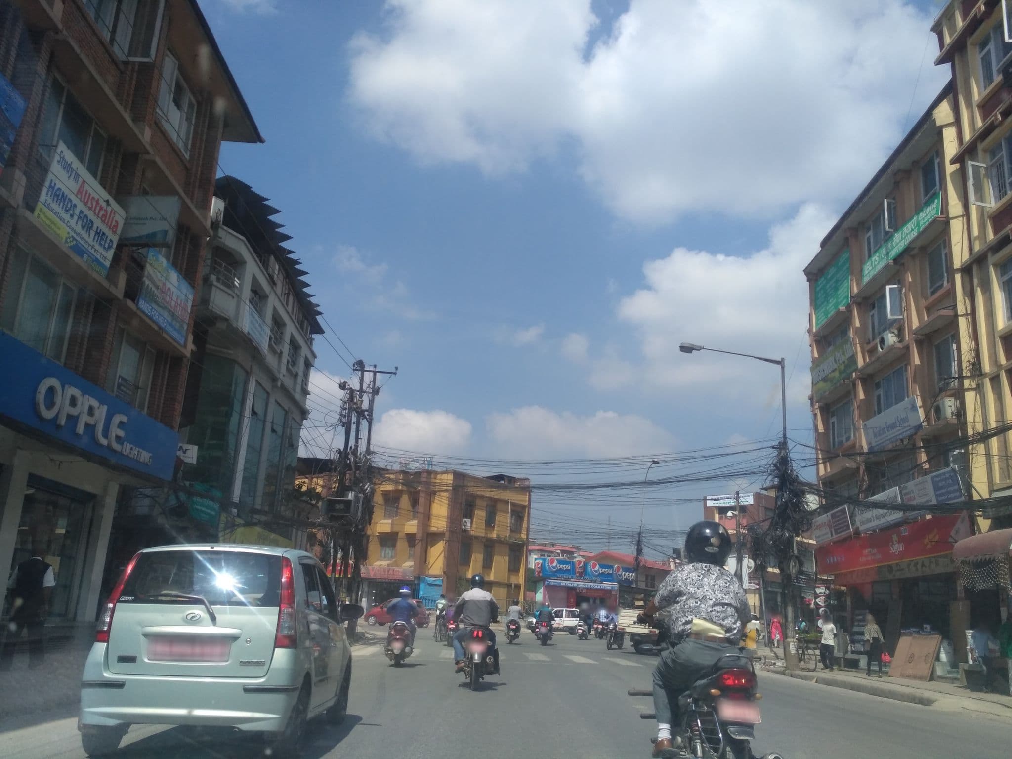 Street view near Tirupati Holiday Inn, Kathmandu — © chethan (CC BY-SA · Mapillary)