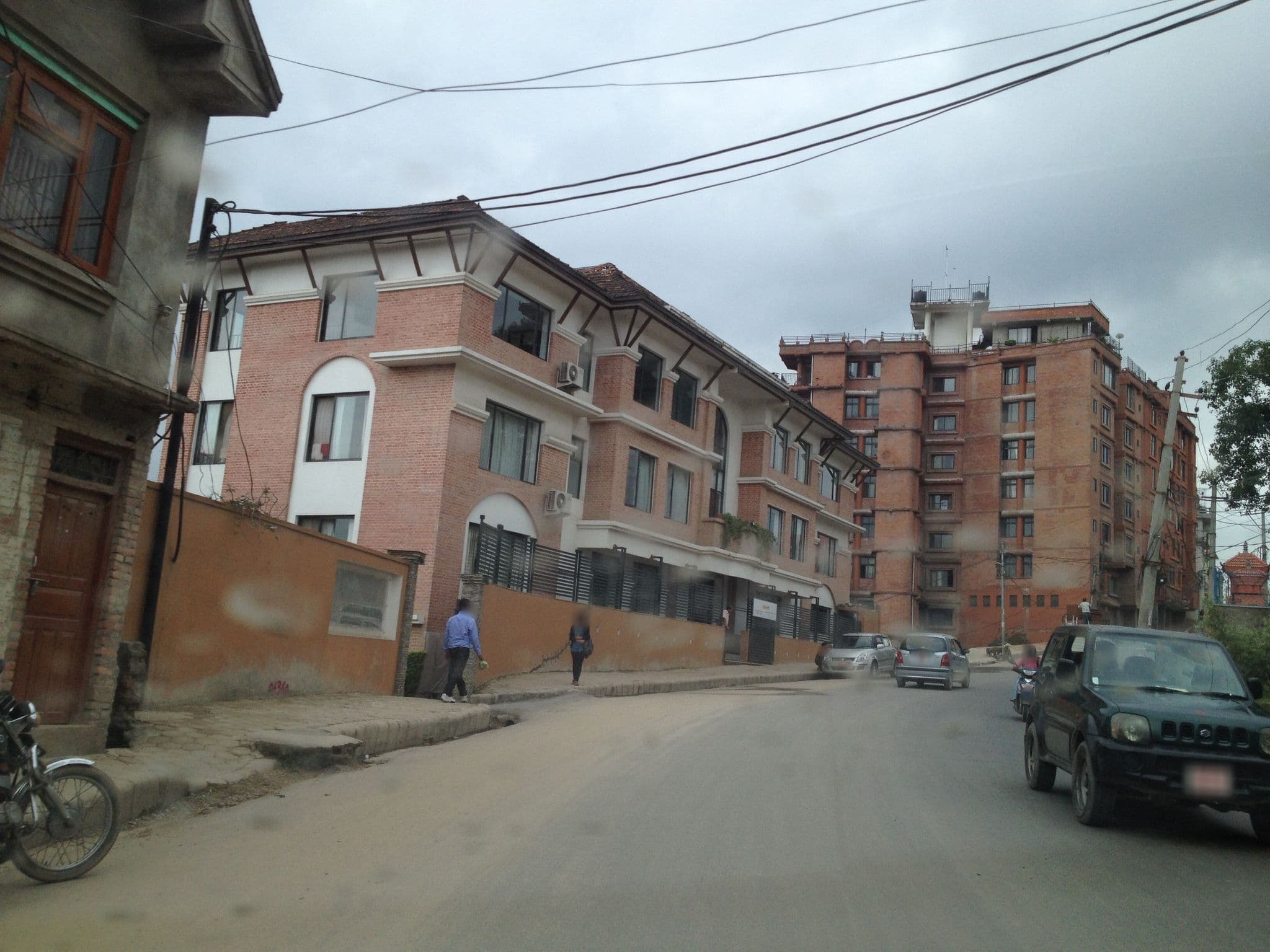 Street view near Hotel Ambassador Chauni, Kathmandu — © akimasa (CC BY-SA · Mapillary)