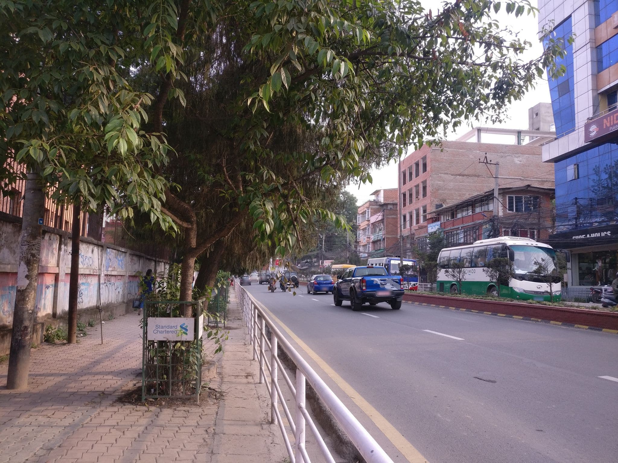 Street view near Bluestar Hotel Kathmandu, Pātan — © mahesh_thapa (CC BY-SA · Mapillary)