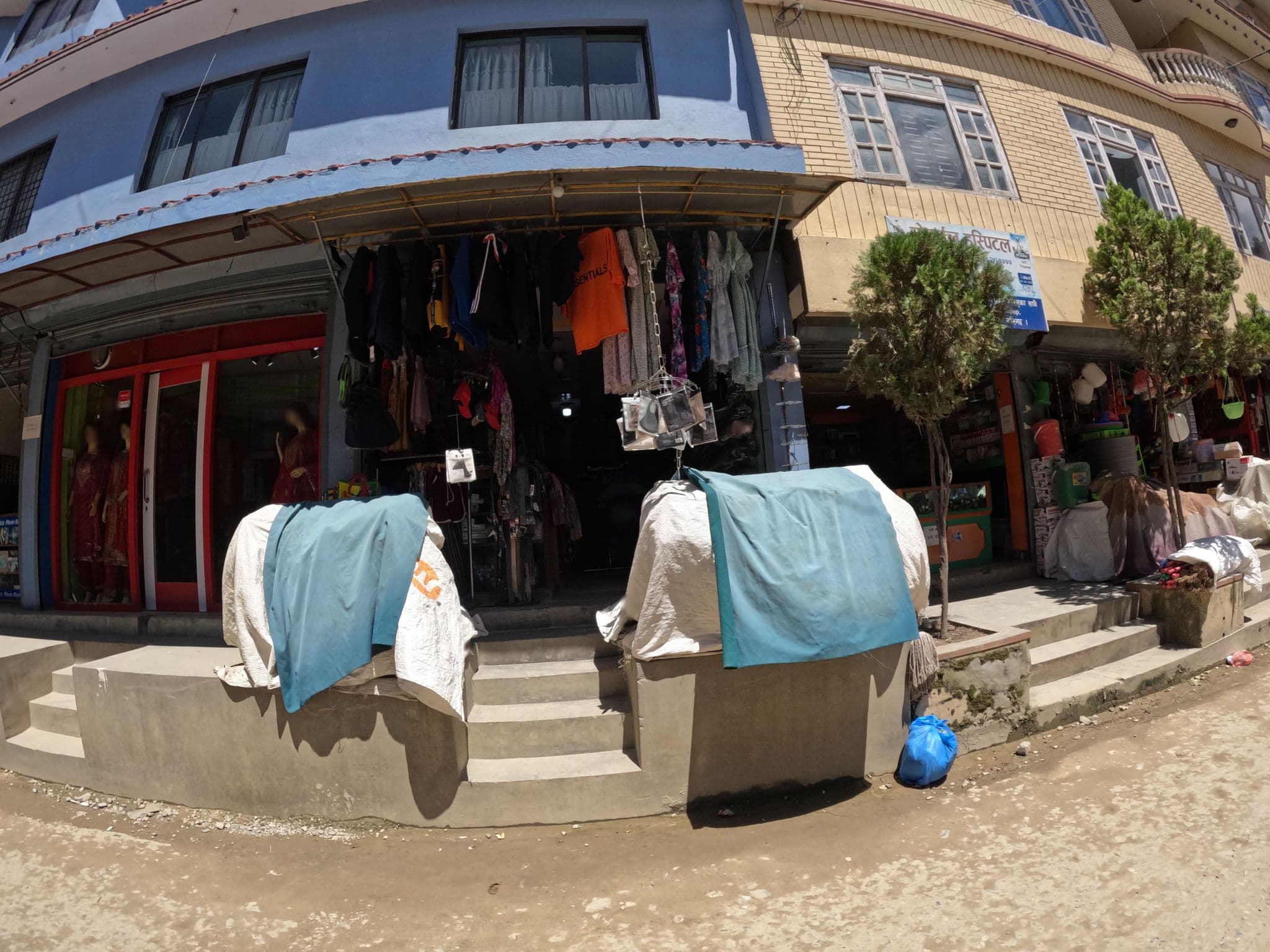 Street view near Kumari Inn Pvt. Ltd., Kathmandu — © frozenrabi (CC BY-SA · Mapillary)