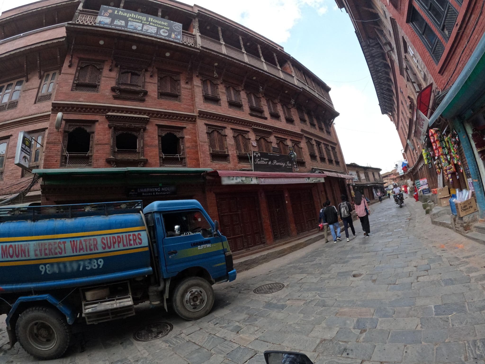 Street view near Himalayan Hotel, Madhyapur Thimi — © sachin_manandhar (CC BY-SA · Mapillary)