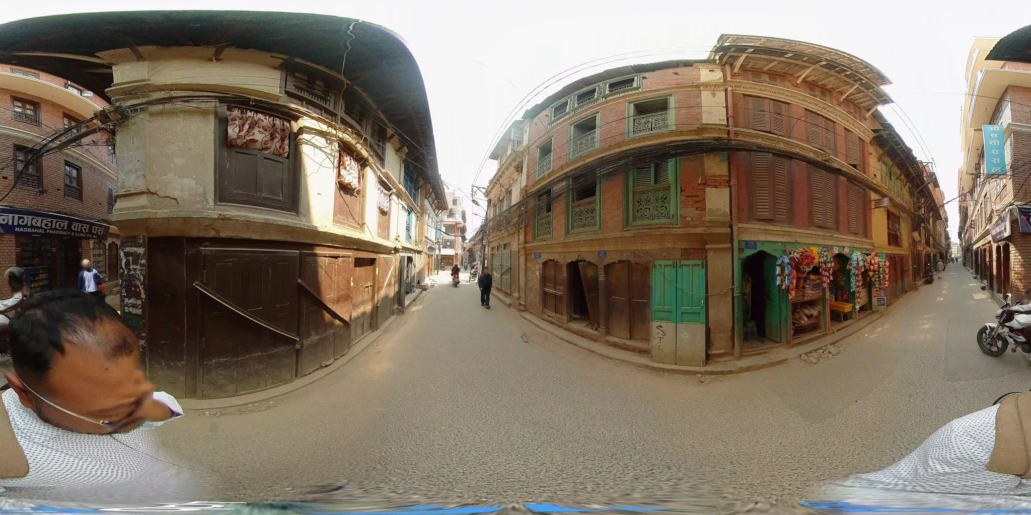 Street view near Dhakwah House, Pātan — © rajbm92 (CC BY-SA · Mapillary)