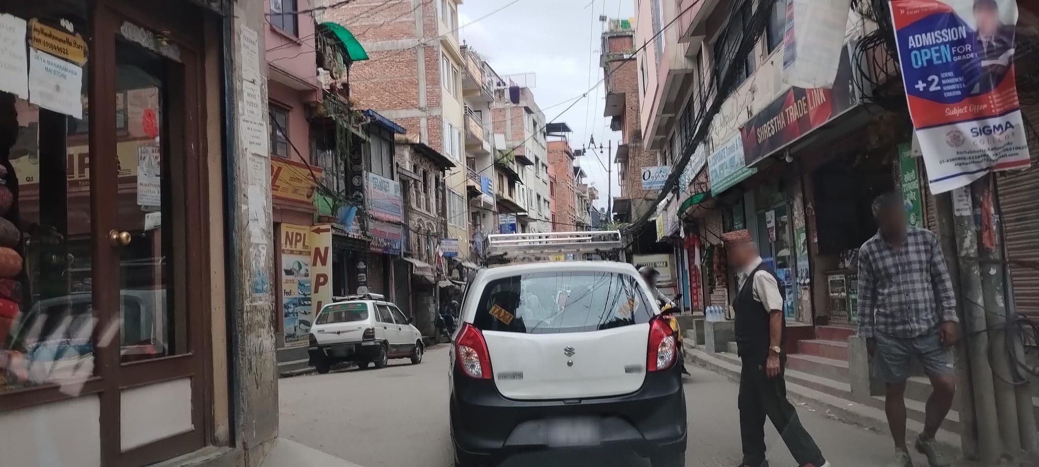 Street view near Hotel The Doors, Kathmandu — © olily (CC BY-SA · Mapillary)