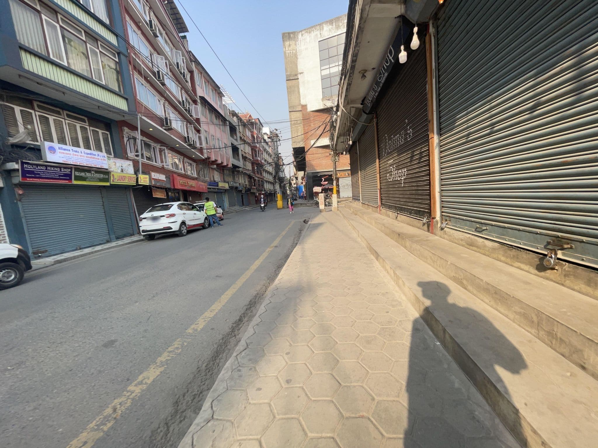 Street view near Hotel Tayoma, Kathmandu — © vagrant42 (CC BY-SA · Mapillary)