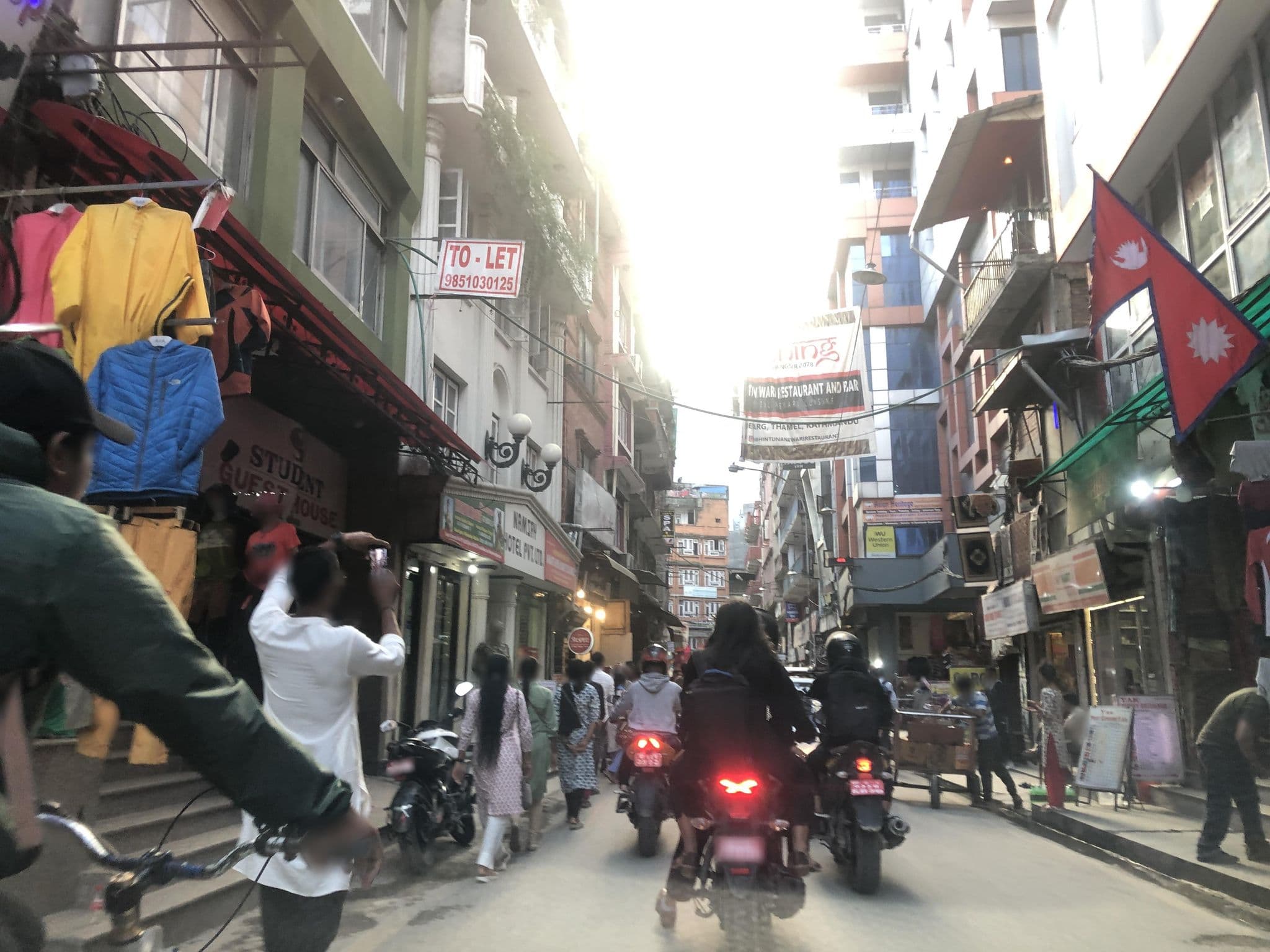 Street view near Student Guest House, Kathmandu — © olily (CC BY-SA · Mapillary)
