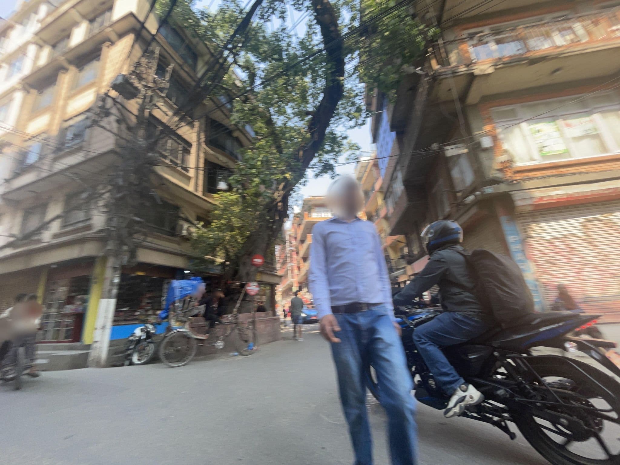 Street view near Kathmandu Regency Hotel, Kathmandu — © vagrant42 (CC BY-SA · Mapillary)