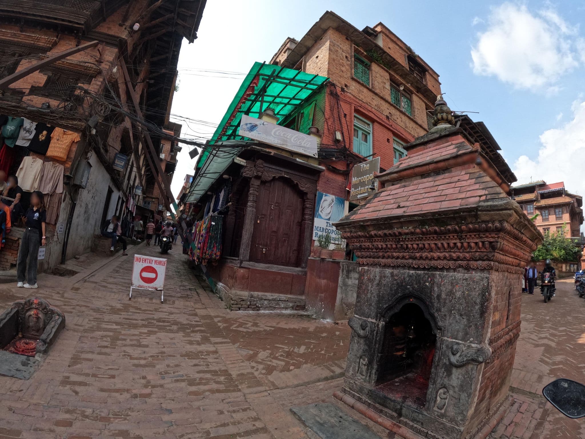 Street view near Newa Hotel, Bhatkapul, Madhyapur Thimi — © sachin_manandhar (CC BY-SA · Mapillary)