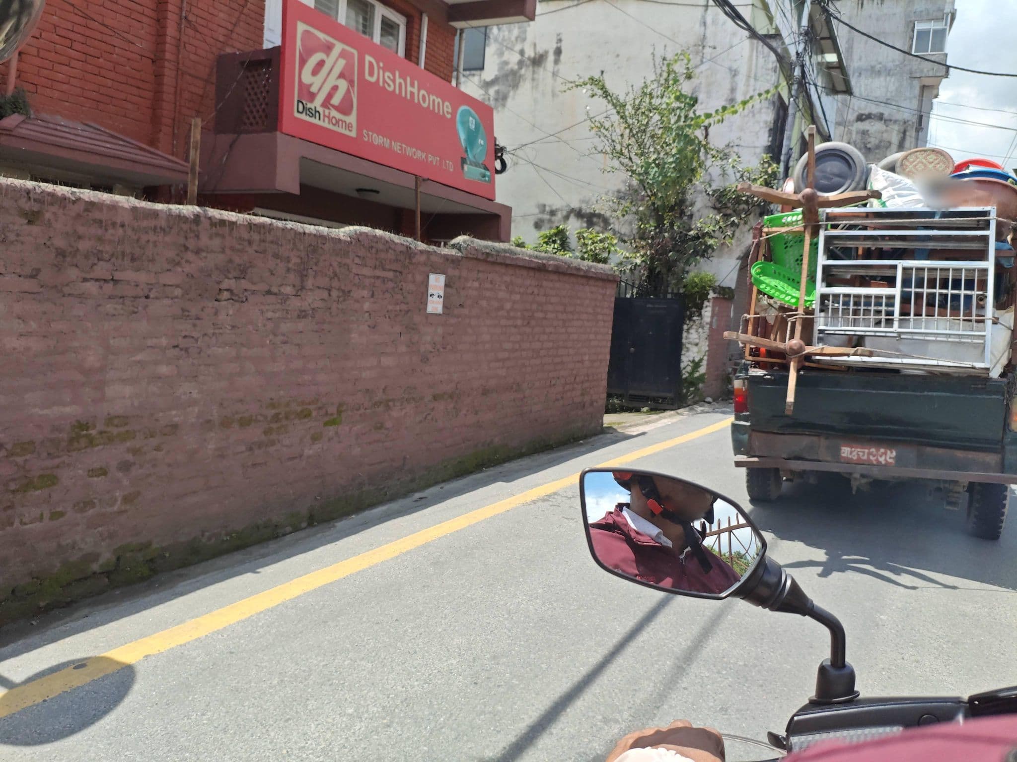 Street view near Nepal House, Kathmandu — © amritkarma (CC BY-SA · Mapillary)
