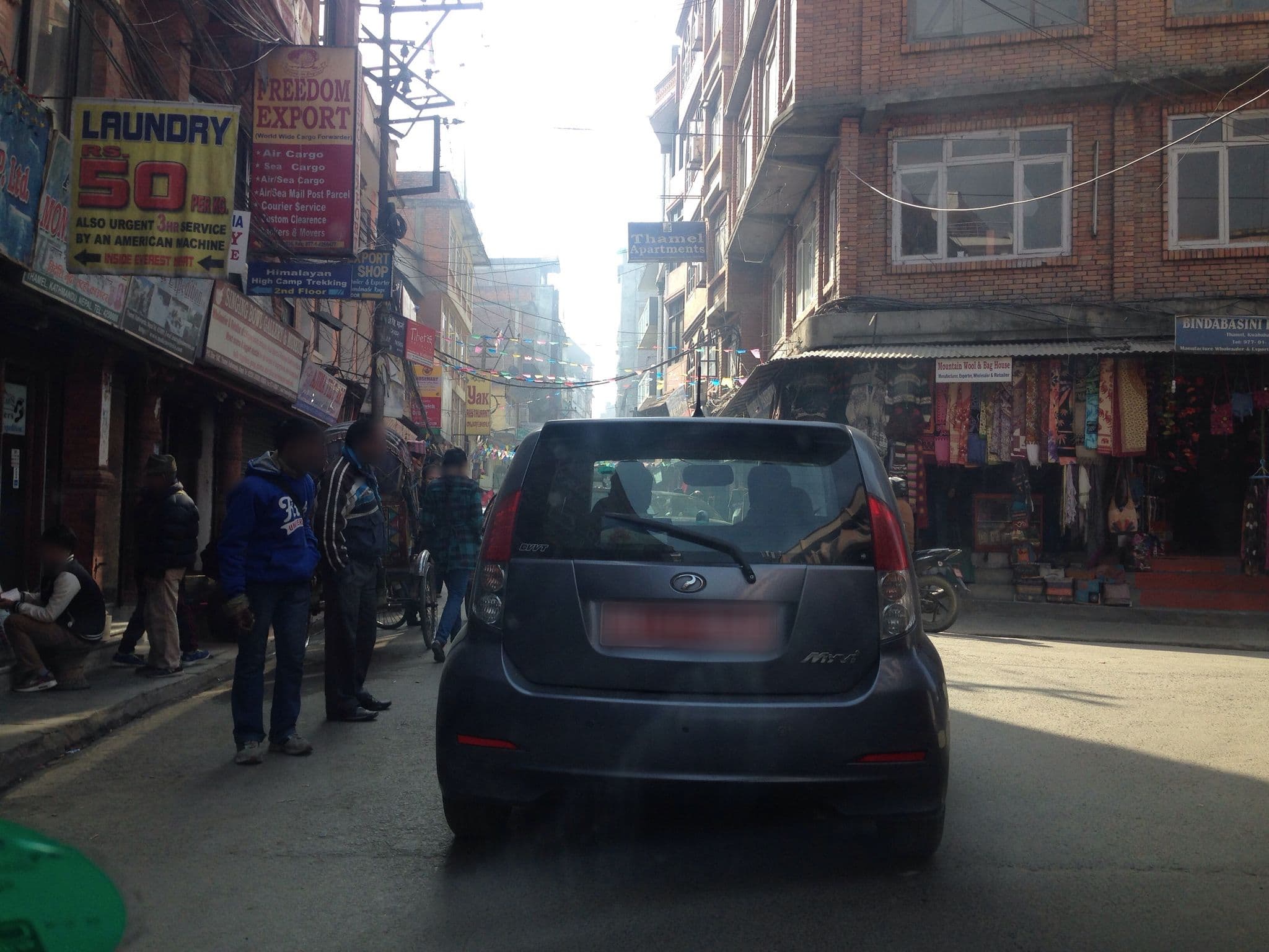 Street view near Thamel Apartments & Hotel, Kathmandu — © fundacja_geolife (CC BY-SA · Mapillary)