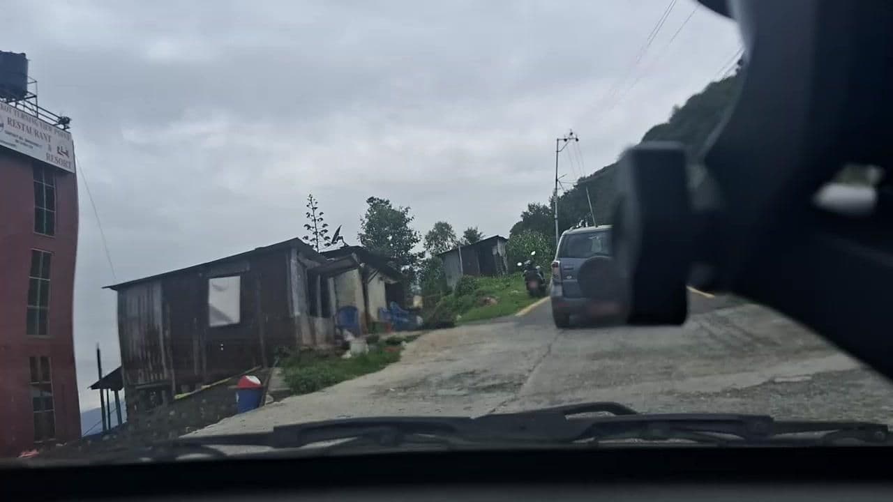 Street view near View Point Hotel, Nagarkot — © roadroid (CC BY-SA · Mapillary)