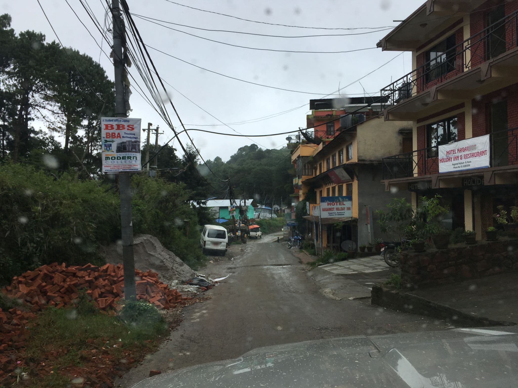 Street view near Hotel Sunrise Moon Beam, Nagarkot — © mapconcierge (CC BY-SA · Mapillary)