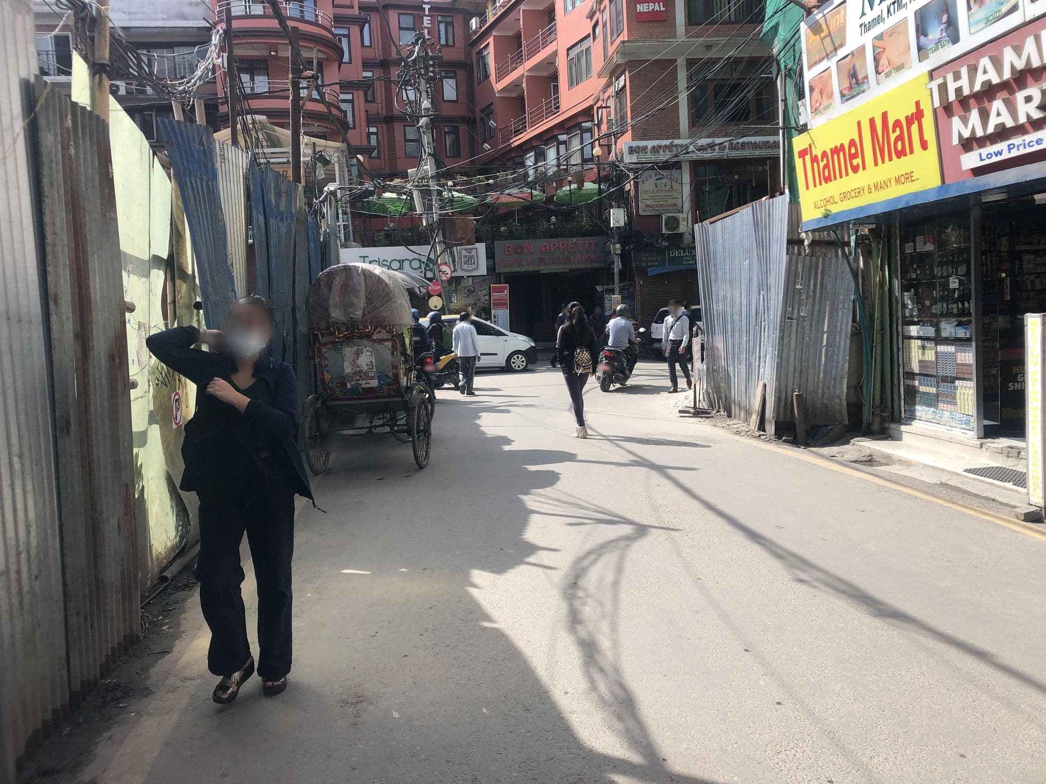 Street view near Hotel Access Nepal, Kathmandu — © olily (CC BY-SA · Mapillary)