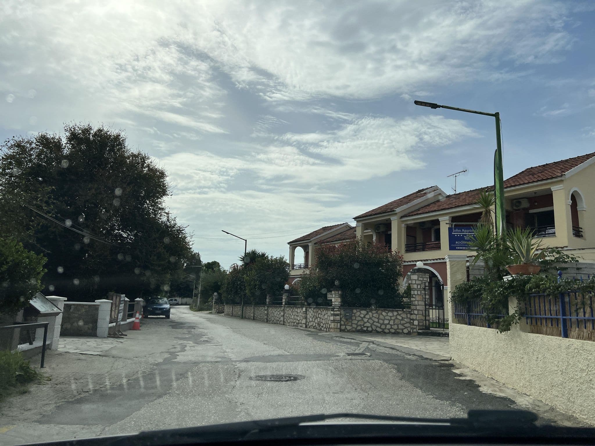 Street view near Theodoros Resort Hotel, Acharávi — © VMConsulting (CC BY-SA · Mapillary)