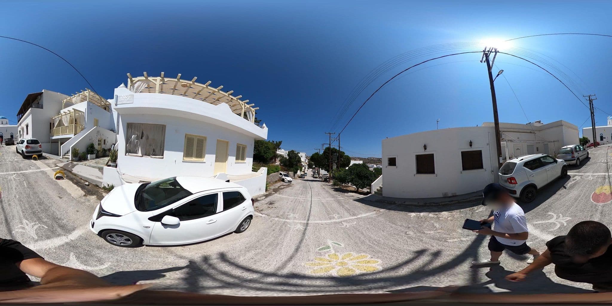 Street view near The White Hotel Milos (The White Suites), Adámas — © katagrafes (CC BY-SA · Mapillary)