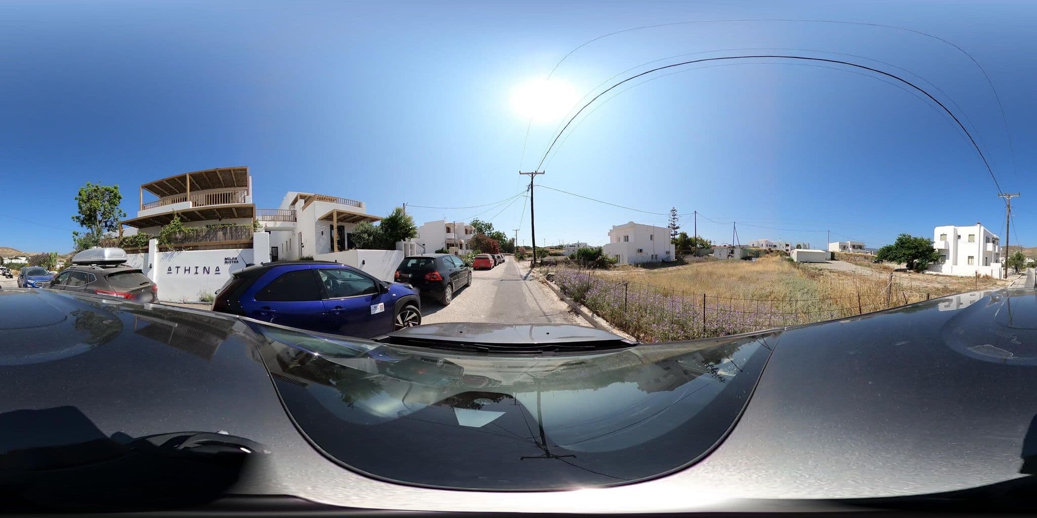 Street view near Athina Milos Suites, Adámas — © katagrafes (CC BY-SA · Mapillary)