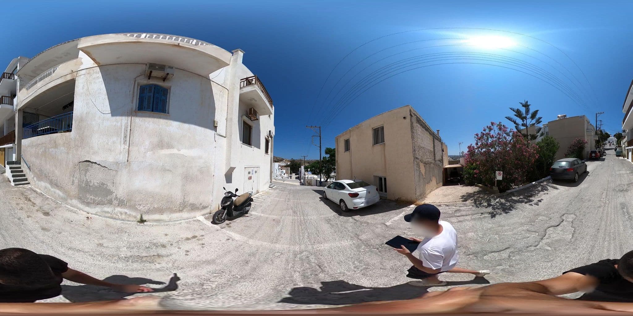 Street view near Blue Rooms Hotel, Adámas — © katagrafes (CC BY-SA · Mapillary)