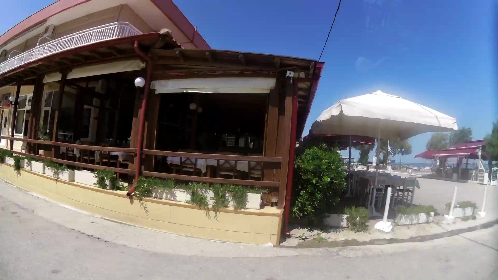 Street view near Hotel Anemos, Agía Triáda — © kaartcam (CC BY-SA · Mapillary)