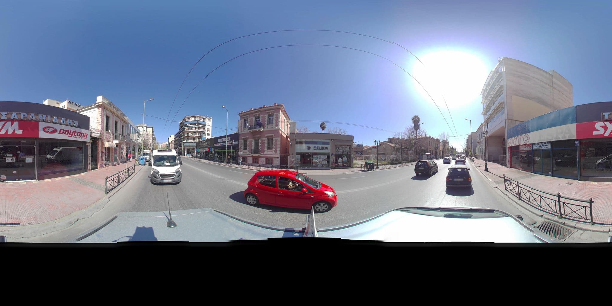 Street view near Athenaeum Eridanus Luxury Hotel, Athens — © zaf3kala (CC BY-SA · Mapillary)