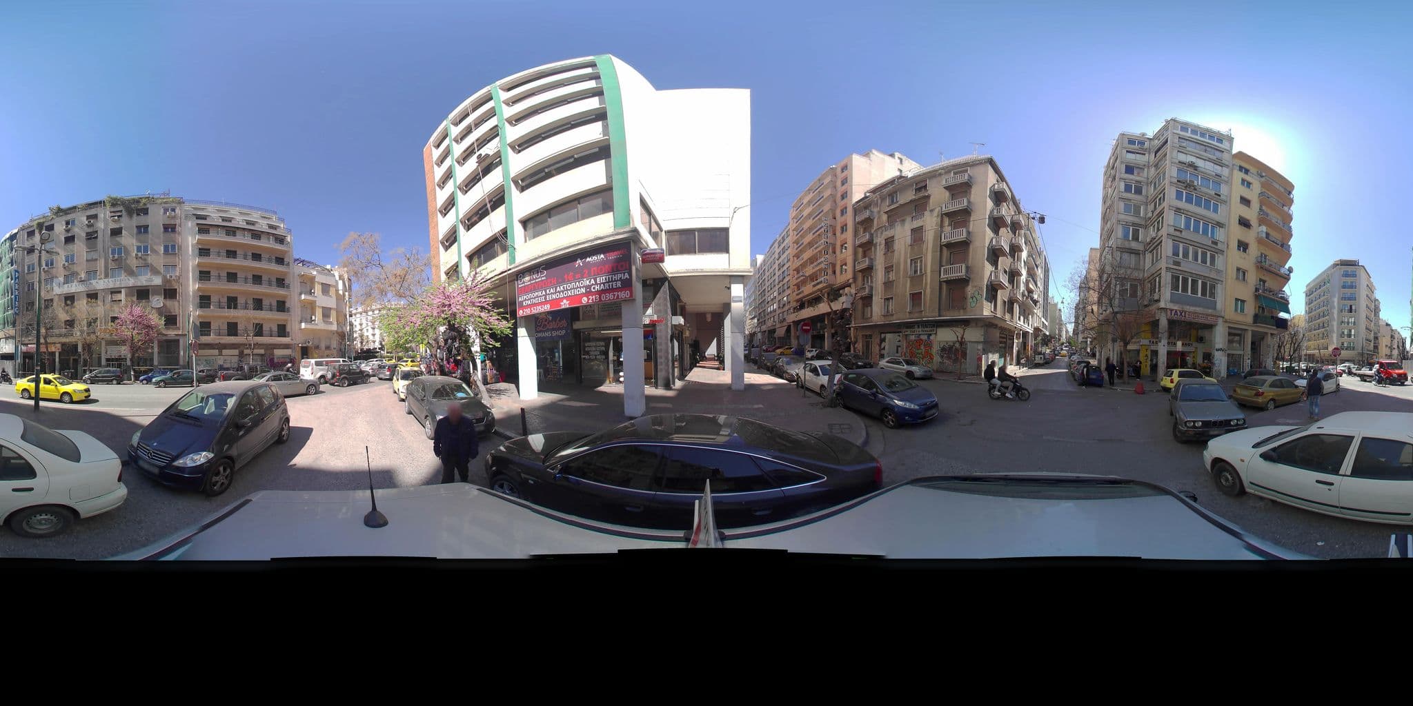 Street view near Orpheus Hotel, Athens — © zaf3kala (CC BY-SA · Mapillary)