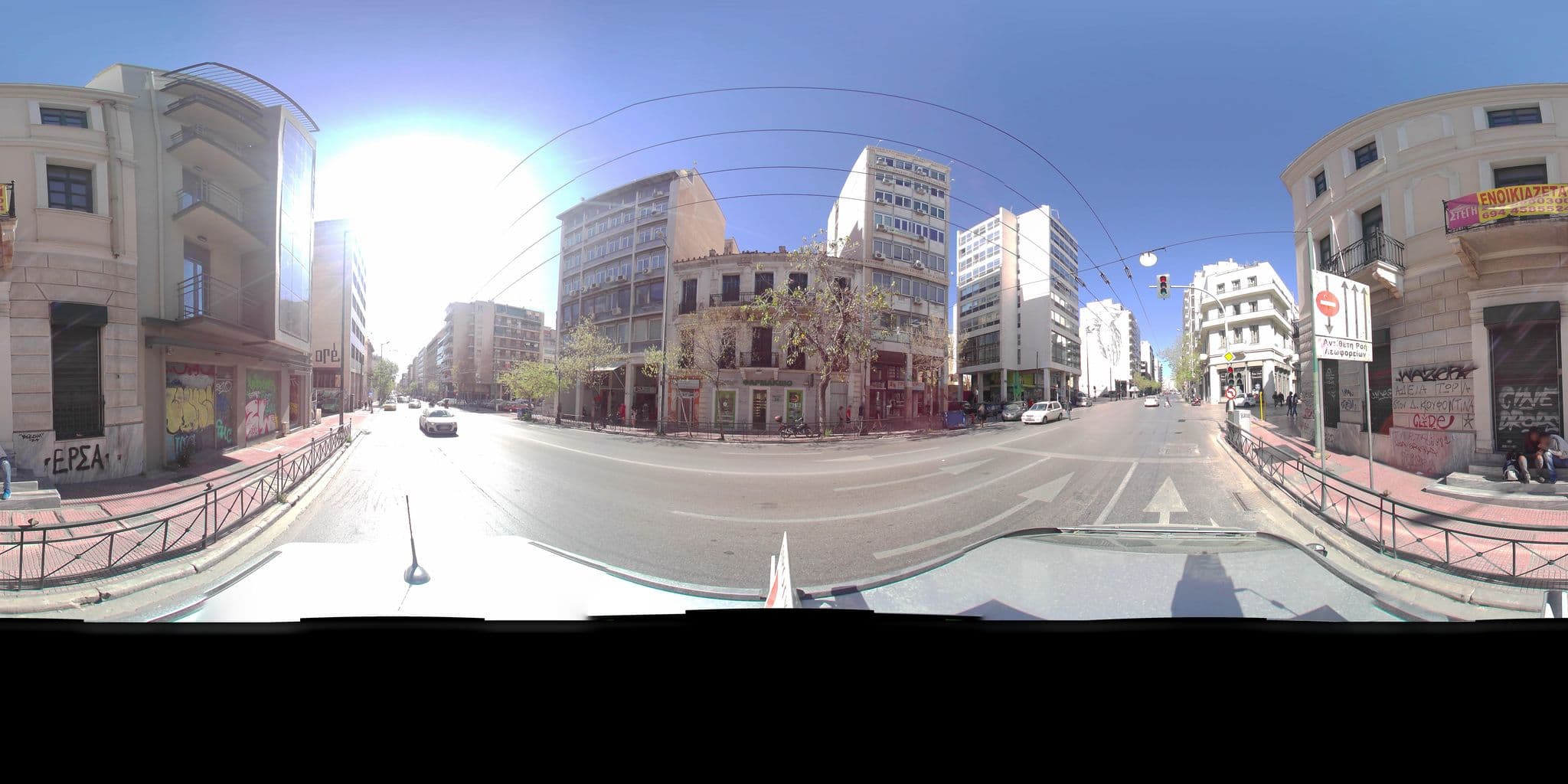 Street view near Chic Hotel Athens, Athens — © zaf3kala (CC BY-SA · Mapillary)
