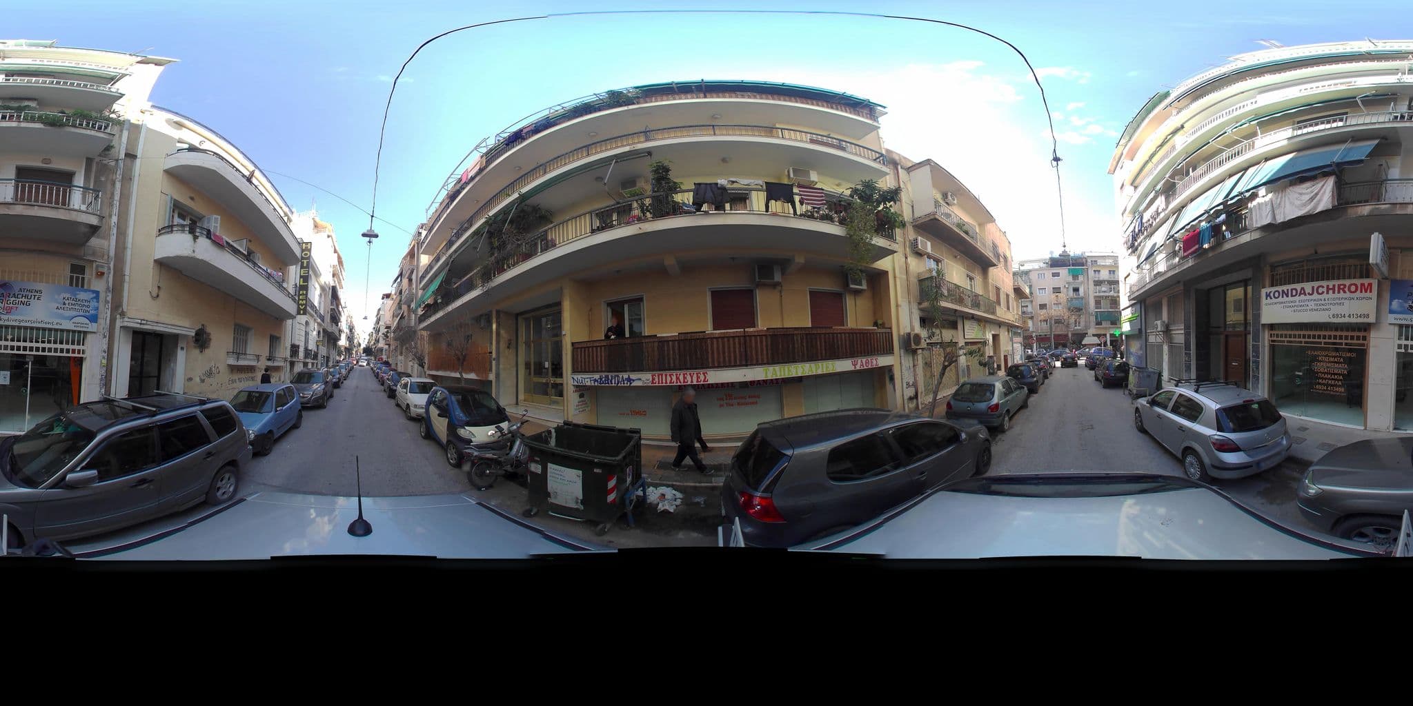 Street view near Remvi Hotel Ξενοδοχείο, Kipséli — © zaf3kala (CC BY-SA · Mapillary)