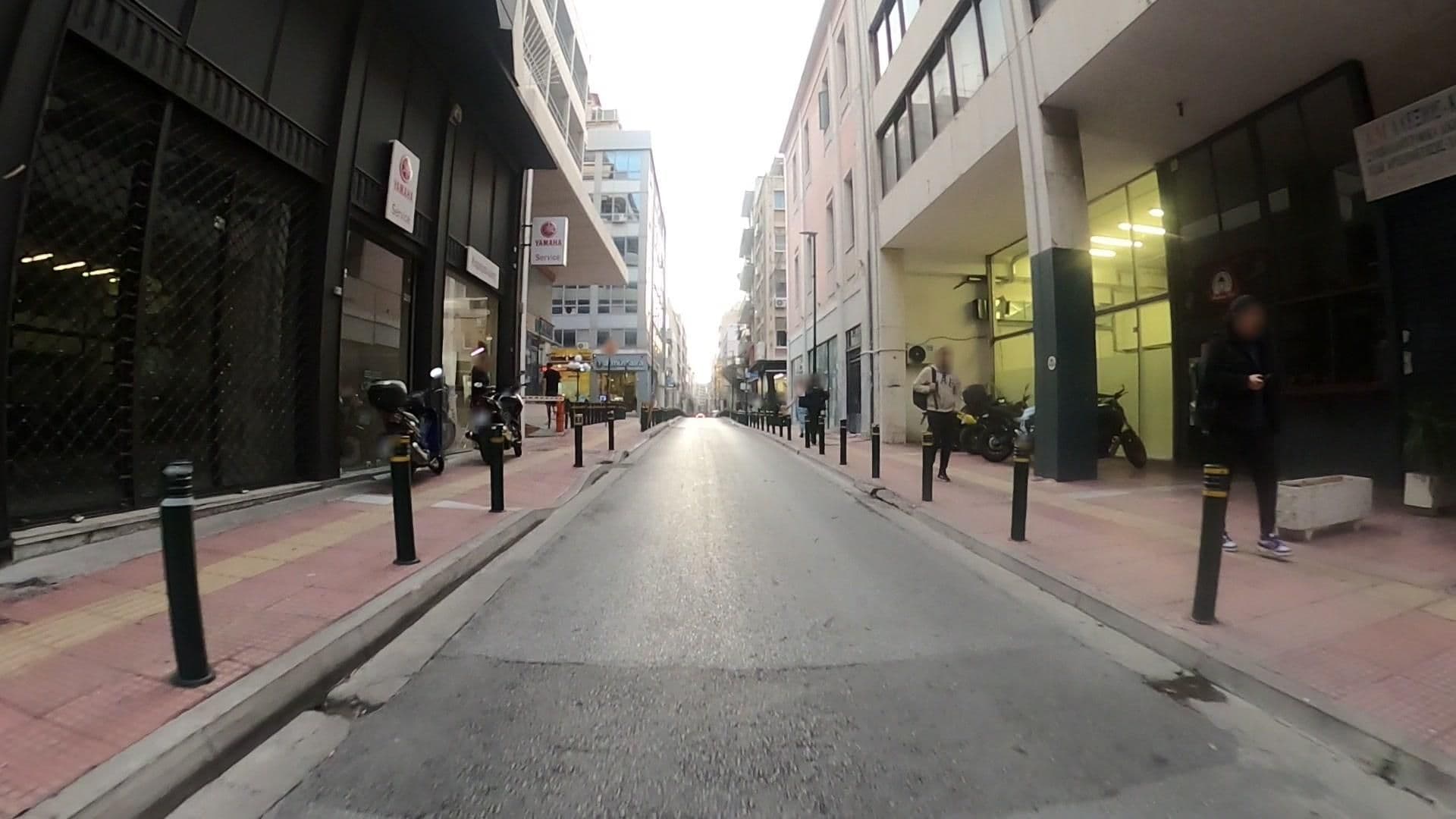 Street view near Ξενοδοχείο Αχίλλειον - Hotel Achillion, Piraeus — © efikour (CC BY-SA · Mapillary)
