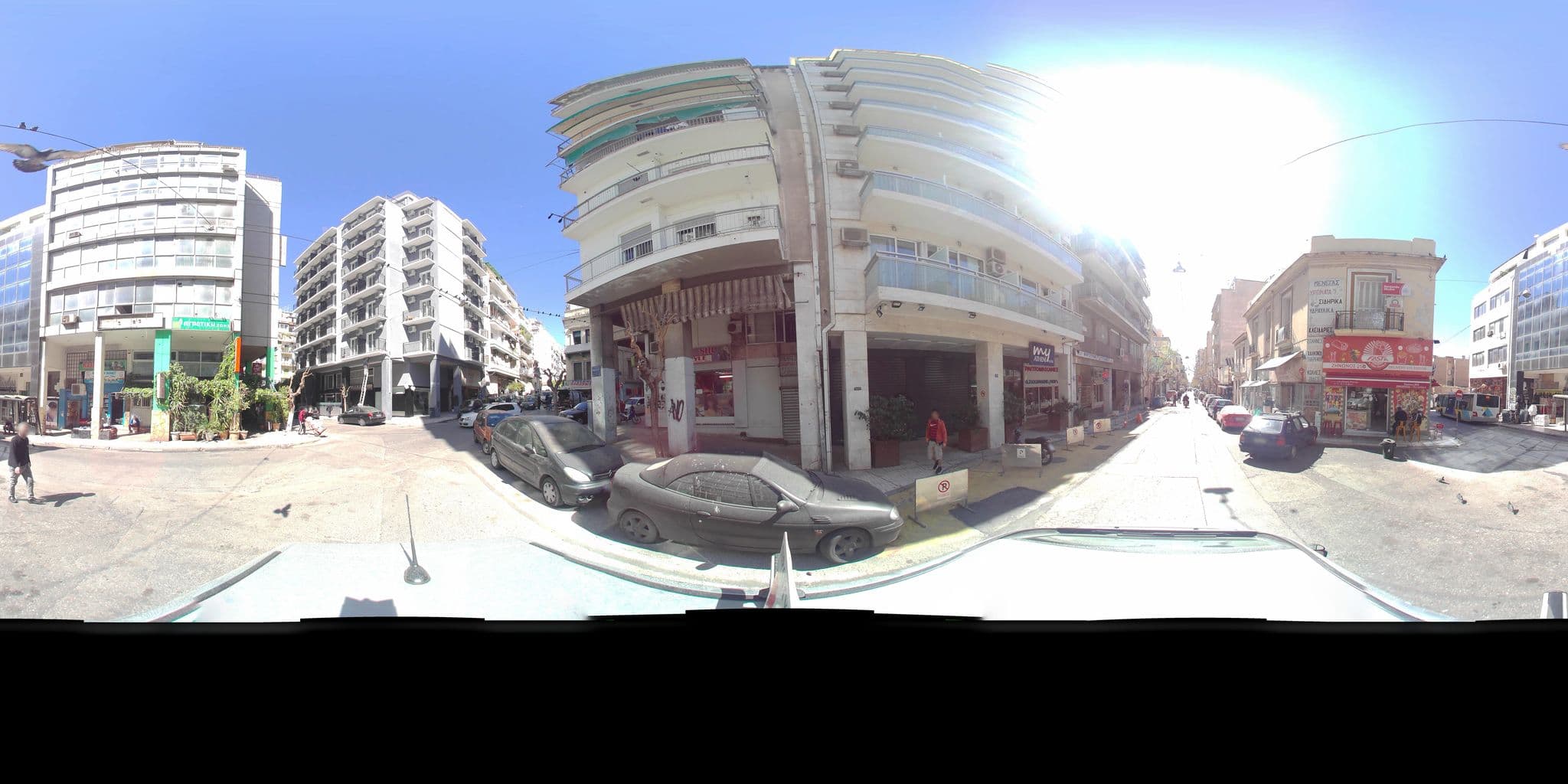 Street view near My Athens Hotel, Athens — © zaf3kala (CC BY-SA · Mapillary)