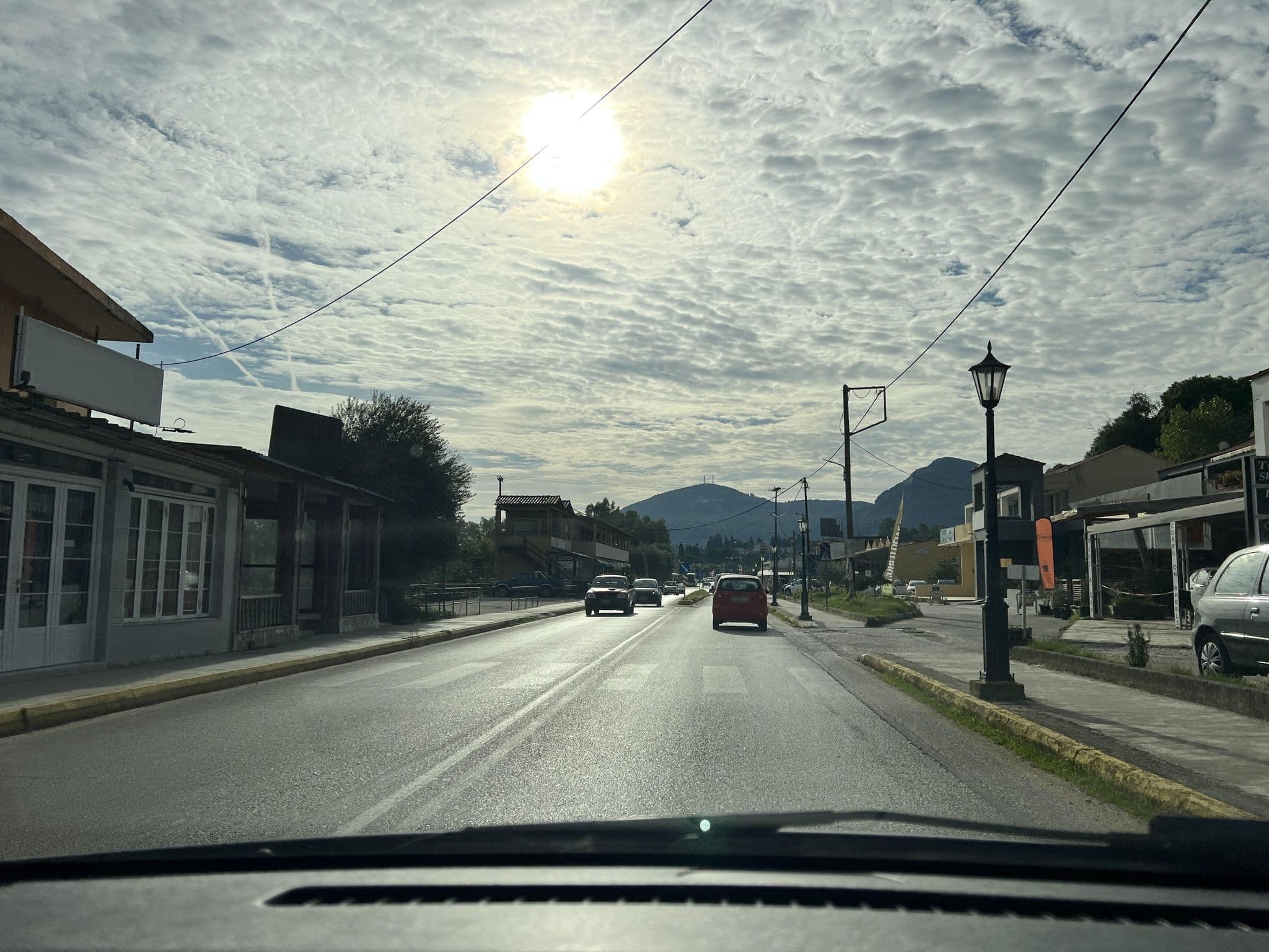Street view near Hotel SERENA, Ágios Matthaíos — © VMConsulting (CC BY-SA · Mapillary)