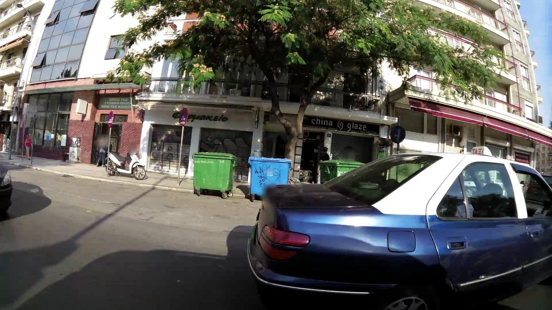 Street view near Abc Hotel Thessaloniki, Ágios Pávlos — © kaartcam (CC BY-SA · Mapillary)