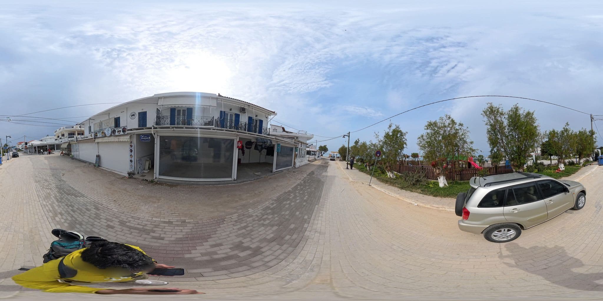 Street view near Agistri Hotel, Agkístri — © NickGar (CC BY-SA · Mapillary)
