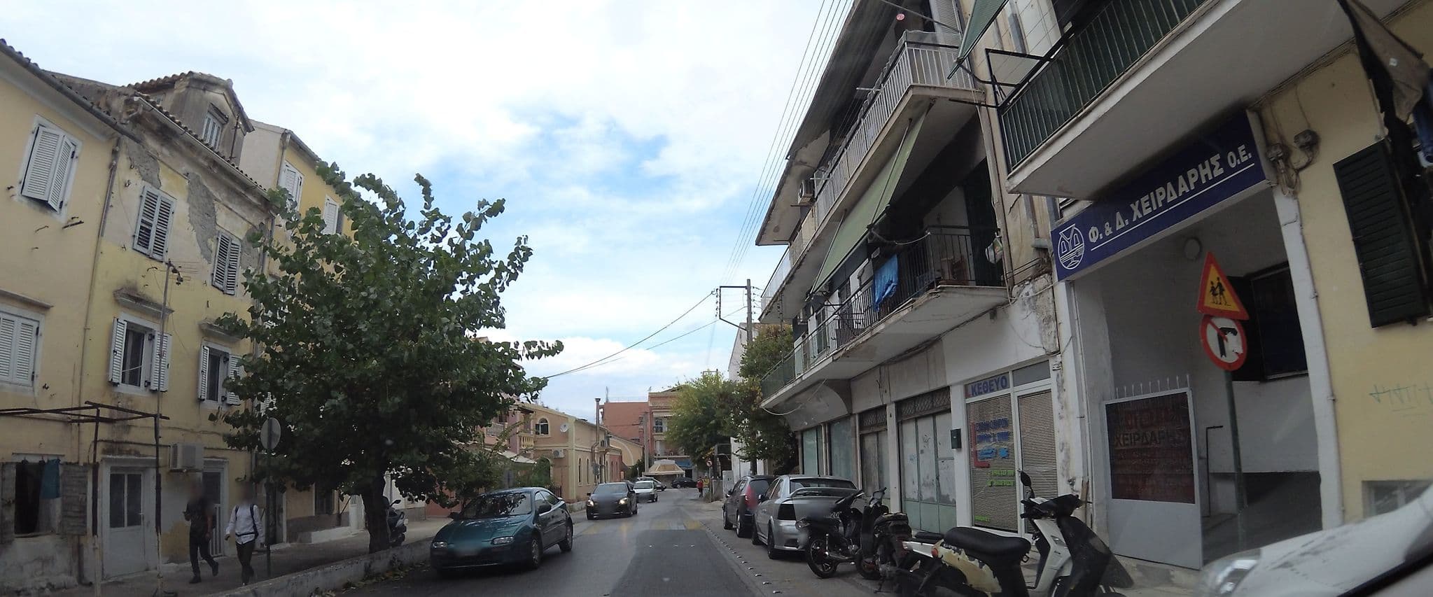 Street view near Hotel Europe, Corfu — © teddy73 (CC BY-SA · Mapillary)