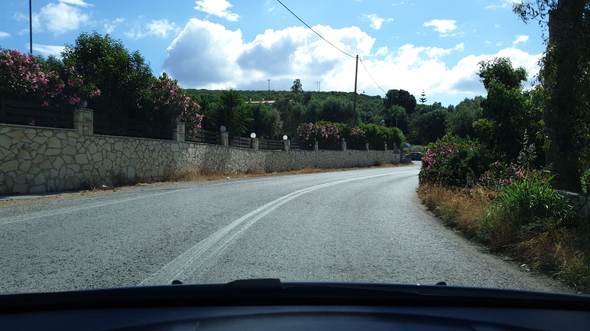 Street view near Evia Riviera Resort by Anayia All Inclusive Resorts, Amárynthos — © ndimos (CC BY-SA · Mapillary)