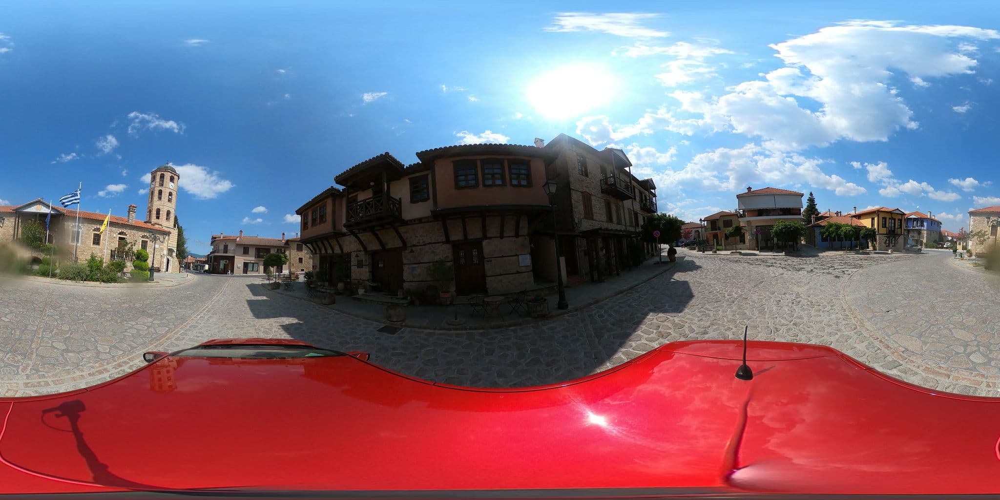 Street view near Aristotelous Alexandrou Historic Inn, Arnaía — © nglf (CC BY-SA · Mapillary)