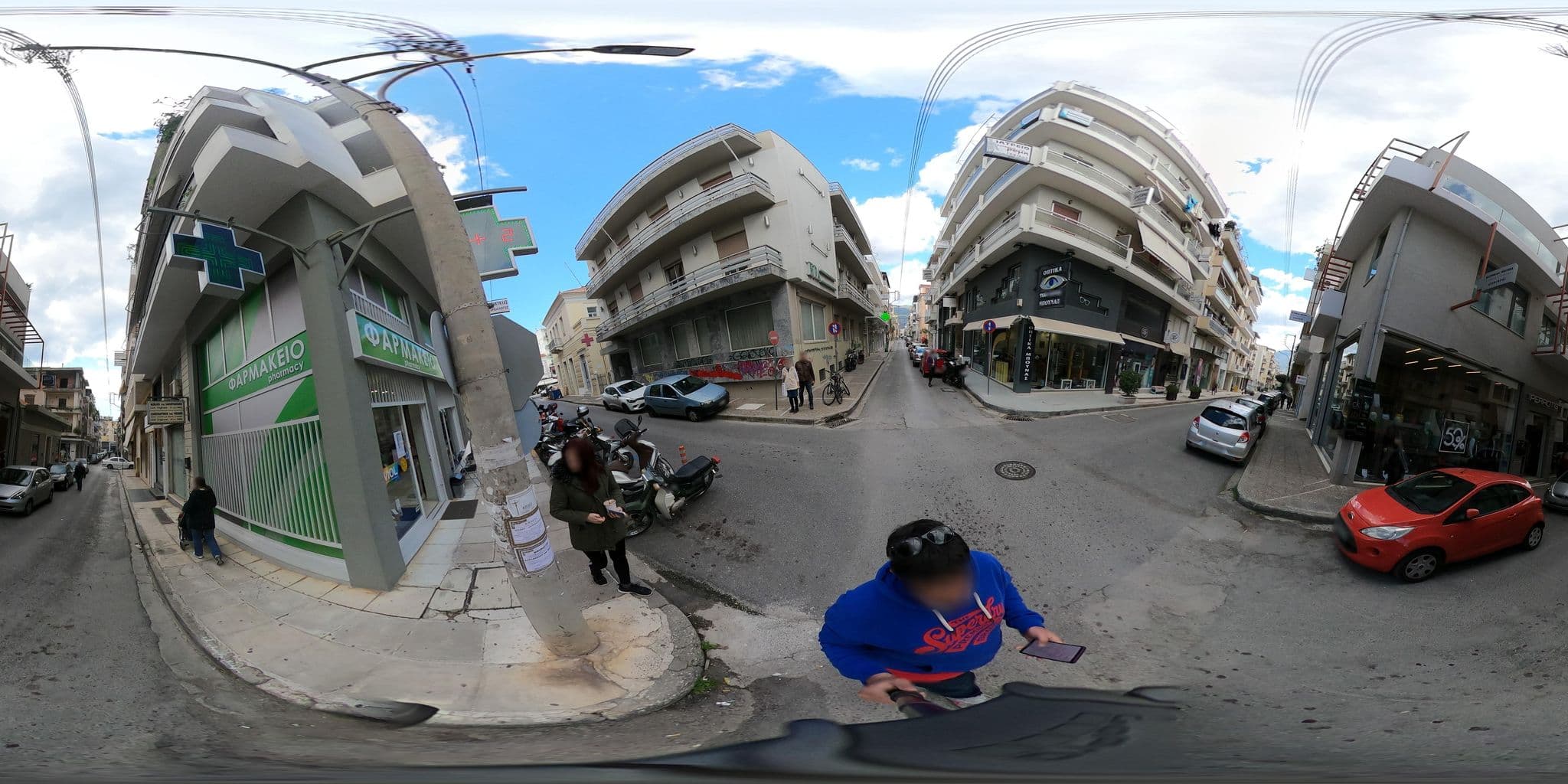 Street view near ΗΡΑ Hotel Kalamata, Kalamata — © zaf3kala (CC BY-SA · Mapillary)