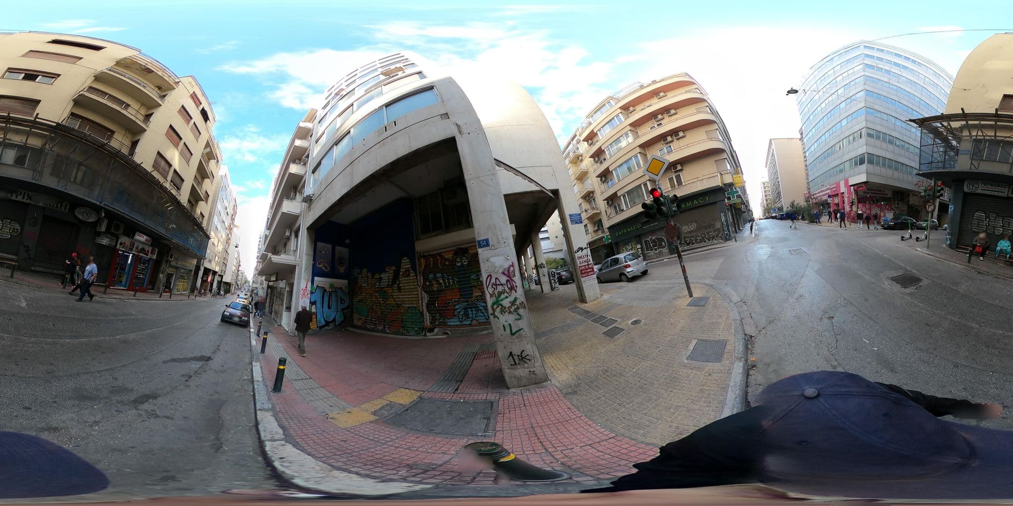 Street view near Ambrosia Suites & Aparts, Athens — © costasl (CC BY-SA · Mapillary)