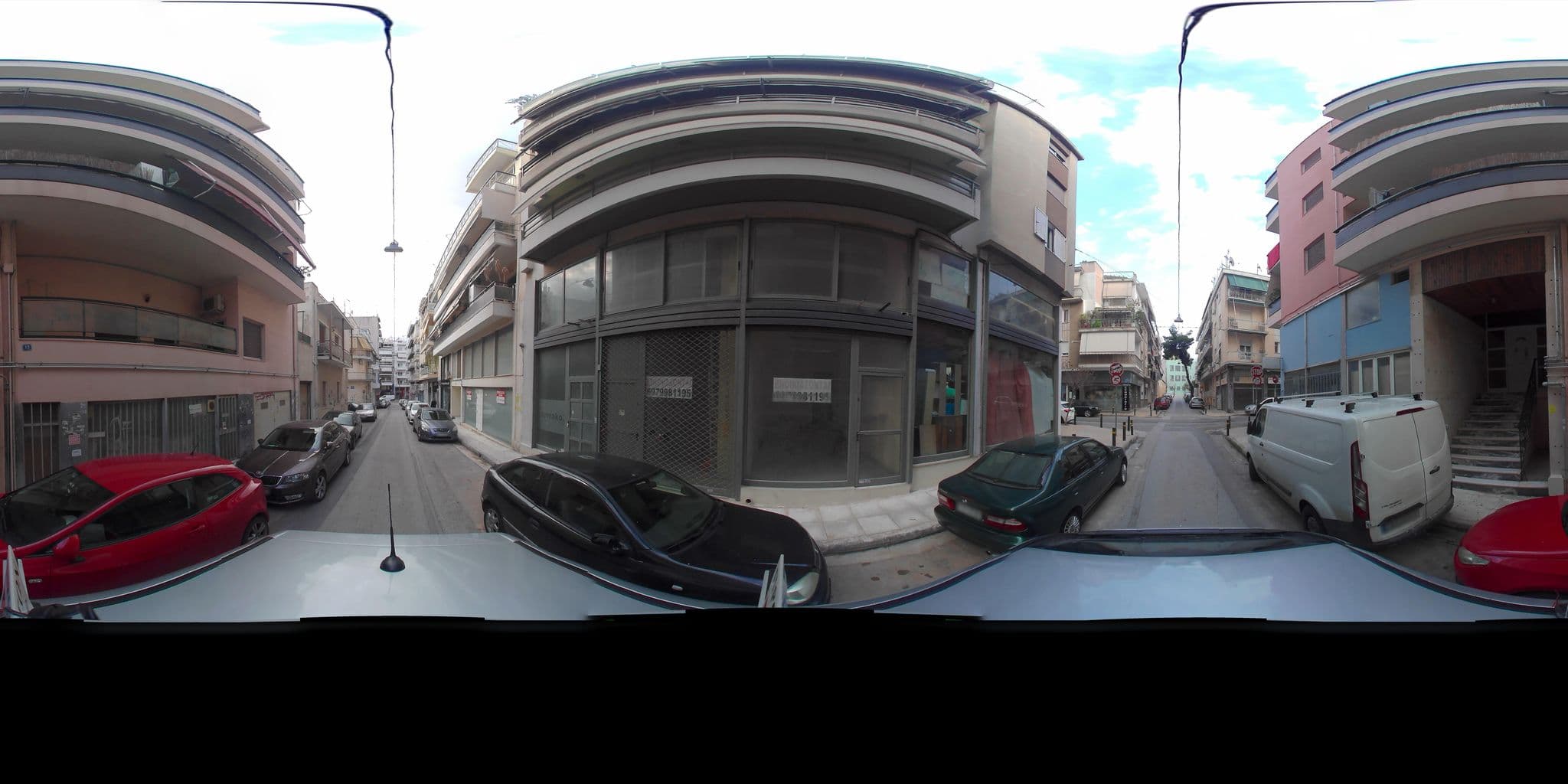 Street view near Myrto Apartments- Athens, Néa Chalkidóna — © zaf3kala (CC BY-SA · Mapillary)
