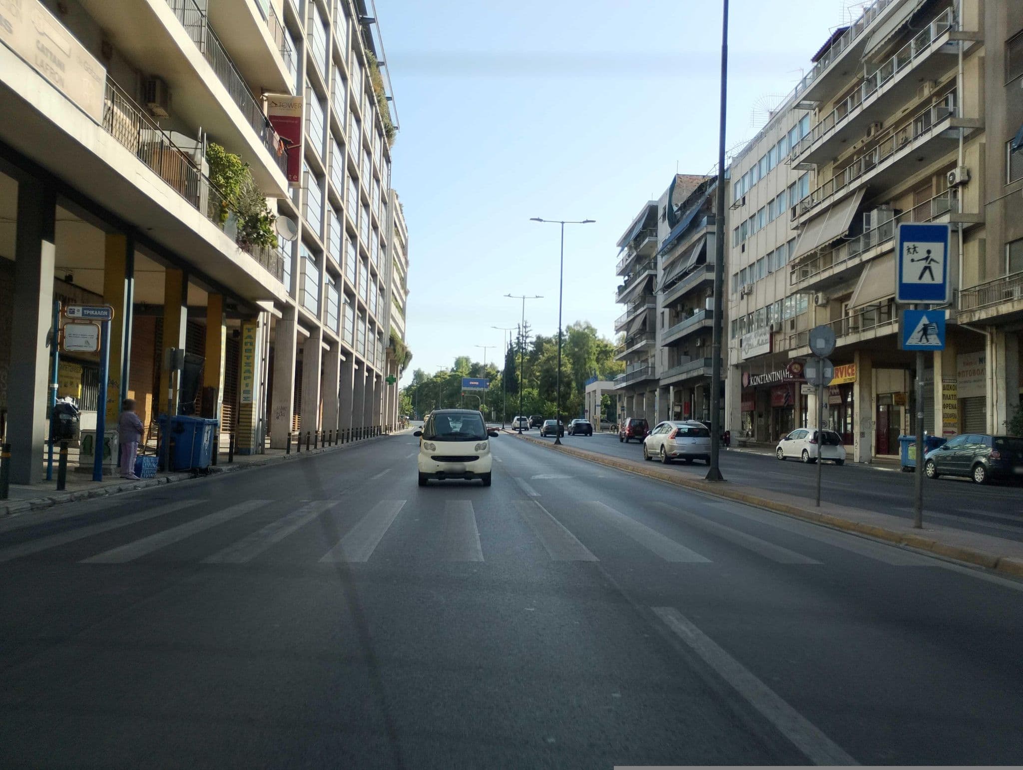 Street view near Athens Platinum Rooms and Suites, Zográfos — © George_210 (CC BY-SA · Mapillary)
