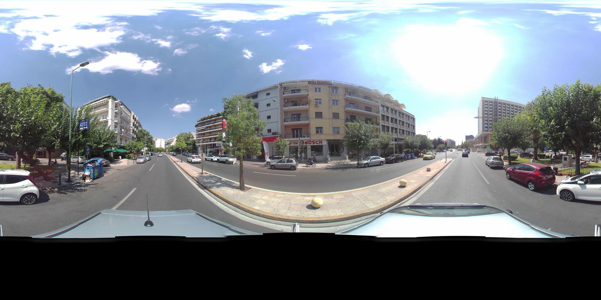 Street view near Ilisia Hotel Athens, Zográfos — © zaf3kala (CC BY-SA · Mapillary)