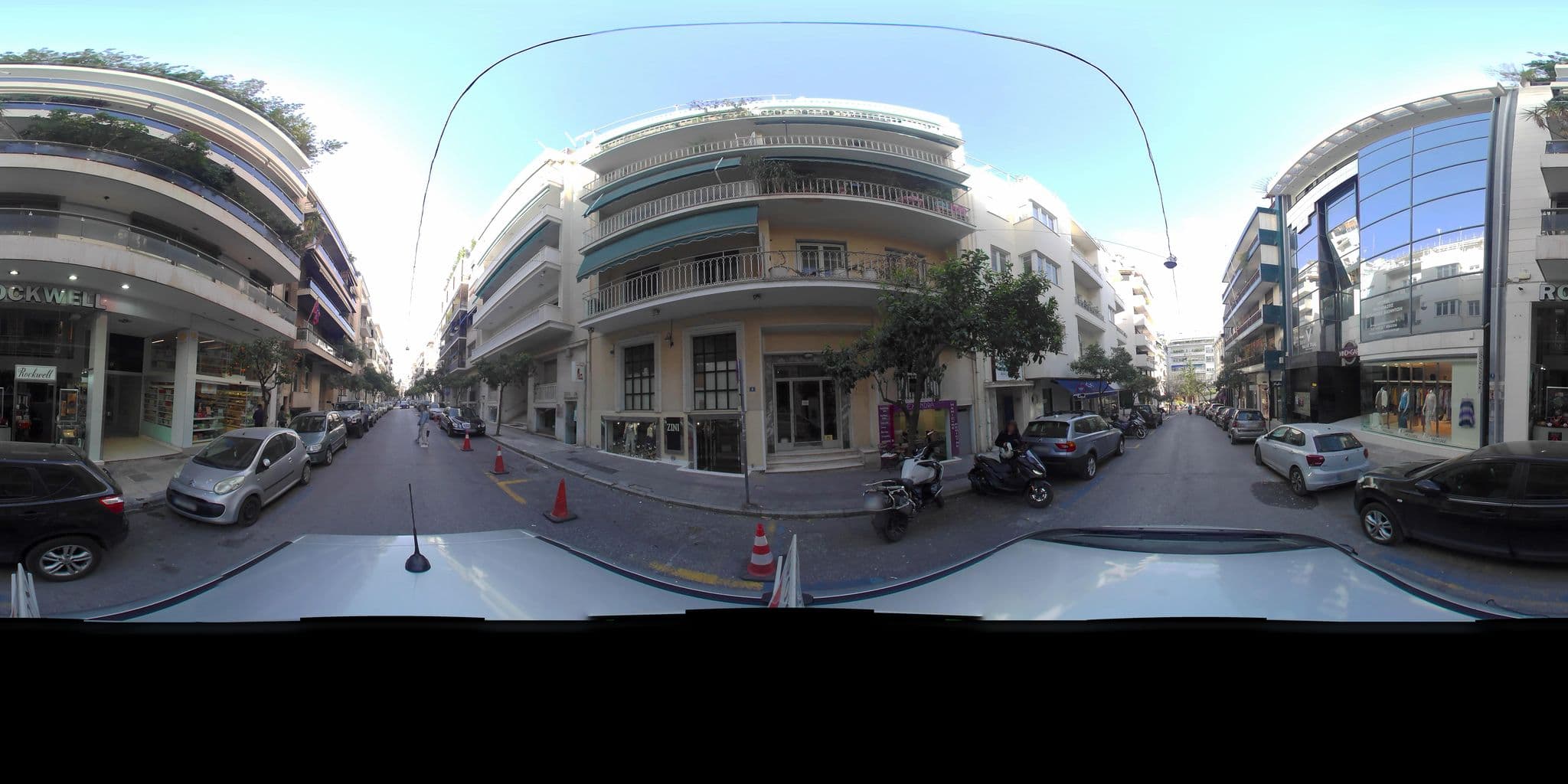 Street view near Elia Kolonaki Luxury Apartments, Athens — © zaf3kala (CC BY-SA · Mapillary)