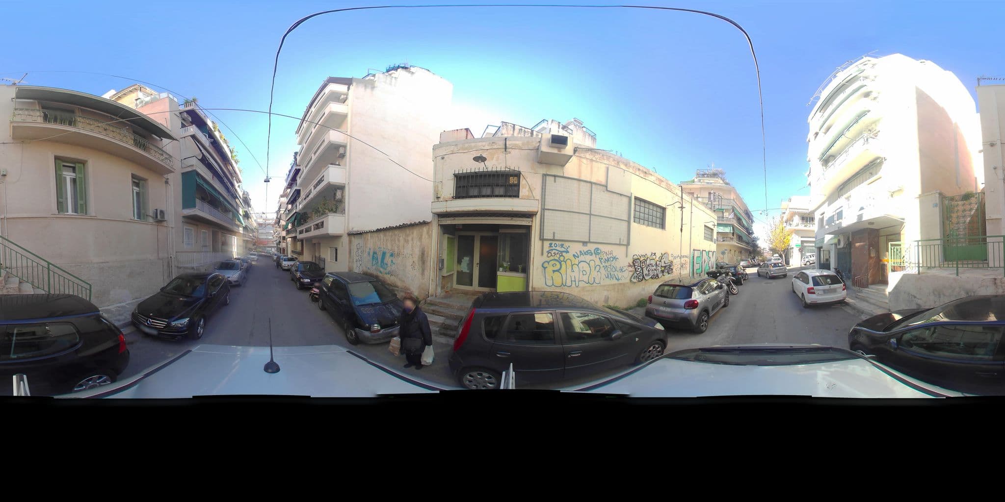 Street view near Seven Hills Boutique Apartments, Kipséli — © zaf3kala (CC BY-SA · Mapillary)