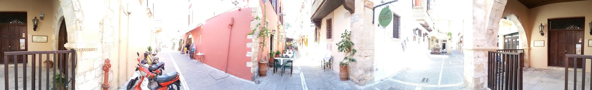 Street view near Veneto Hotel, Rethymno — © iav (CC BY-SA · Mapillary)