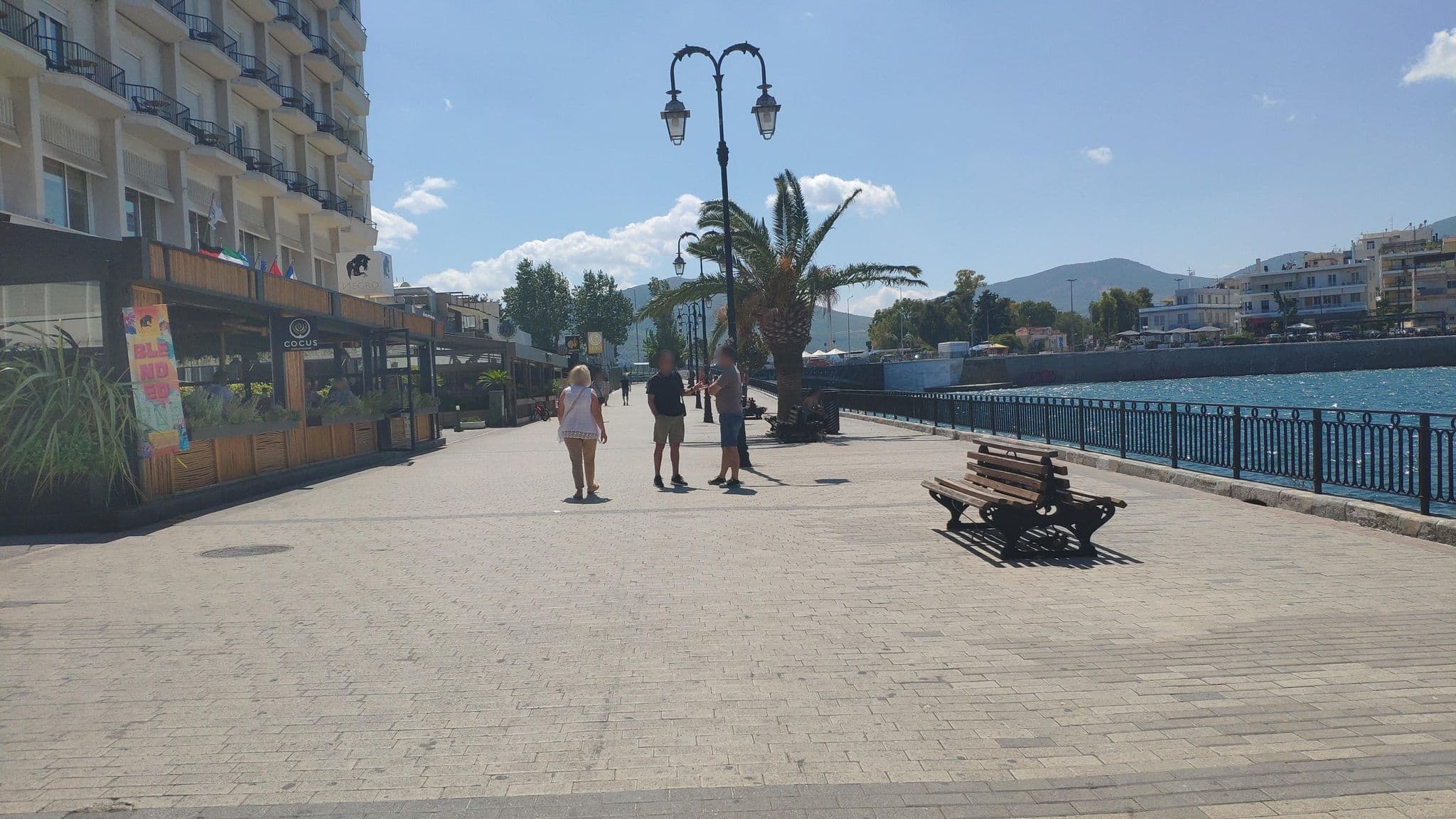 Street view near Lucy Hotel Chalkida, Chalkída — © pppetros (CC BY-SA · Mapillary)