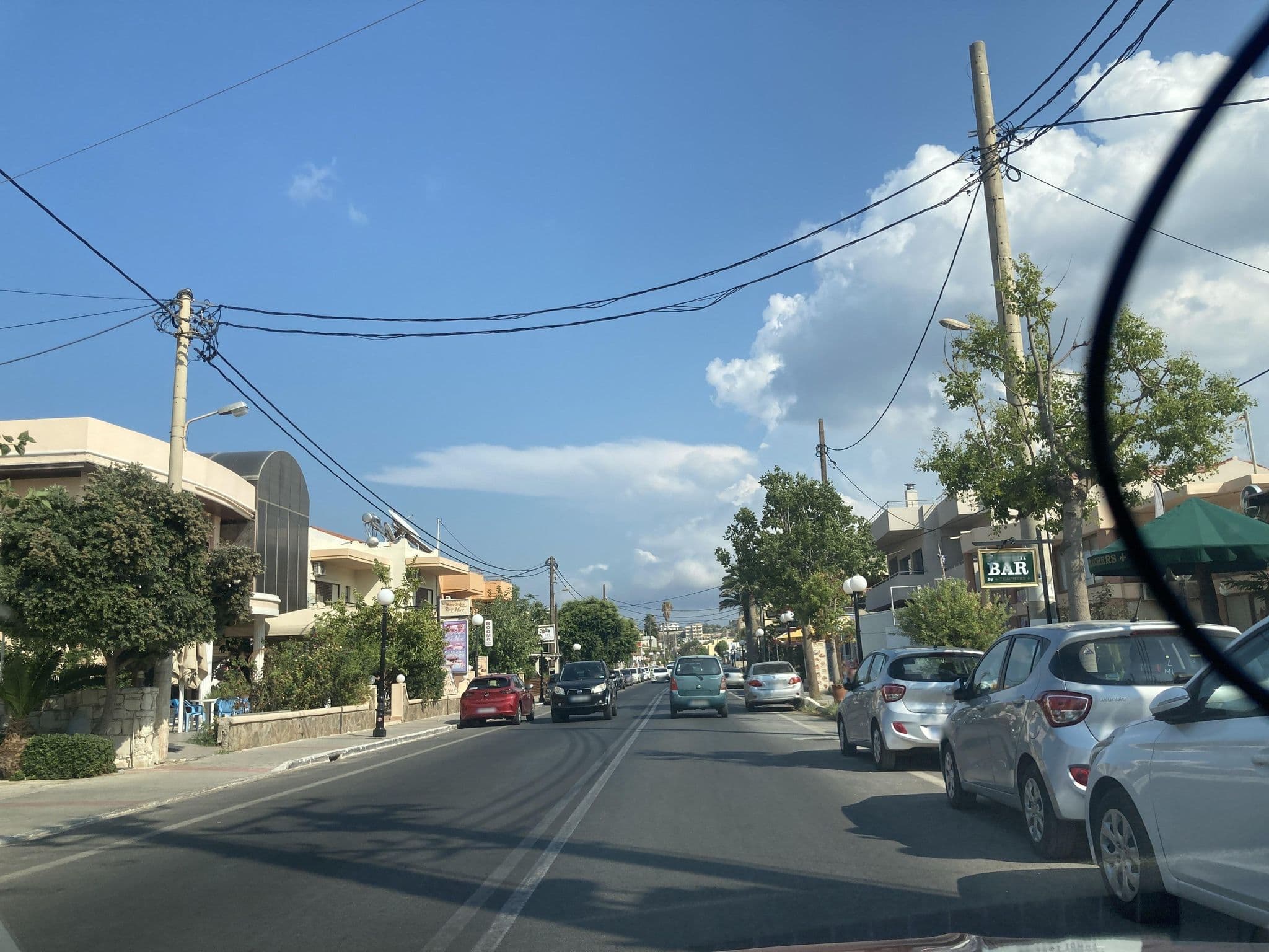 Street view near The Mini Beach Hotel, Galatás — © fod (CC BY-SA · Mapillary)
