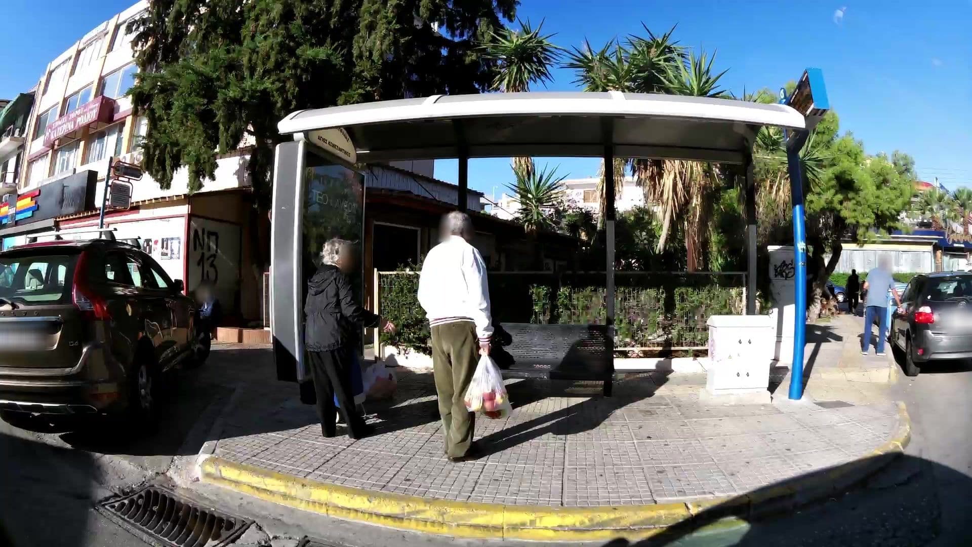 Street view near Azur Suites, Glyfáda — © kaartcam (CC BY-SA · Mapillary)