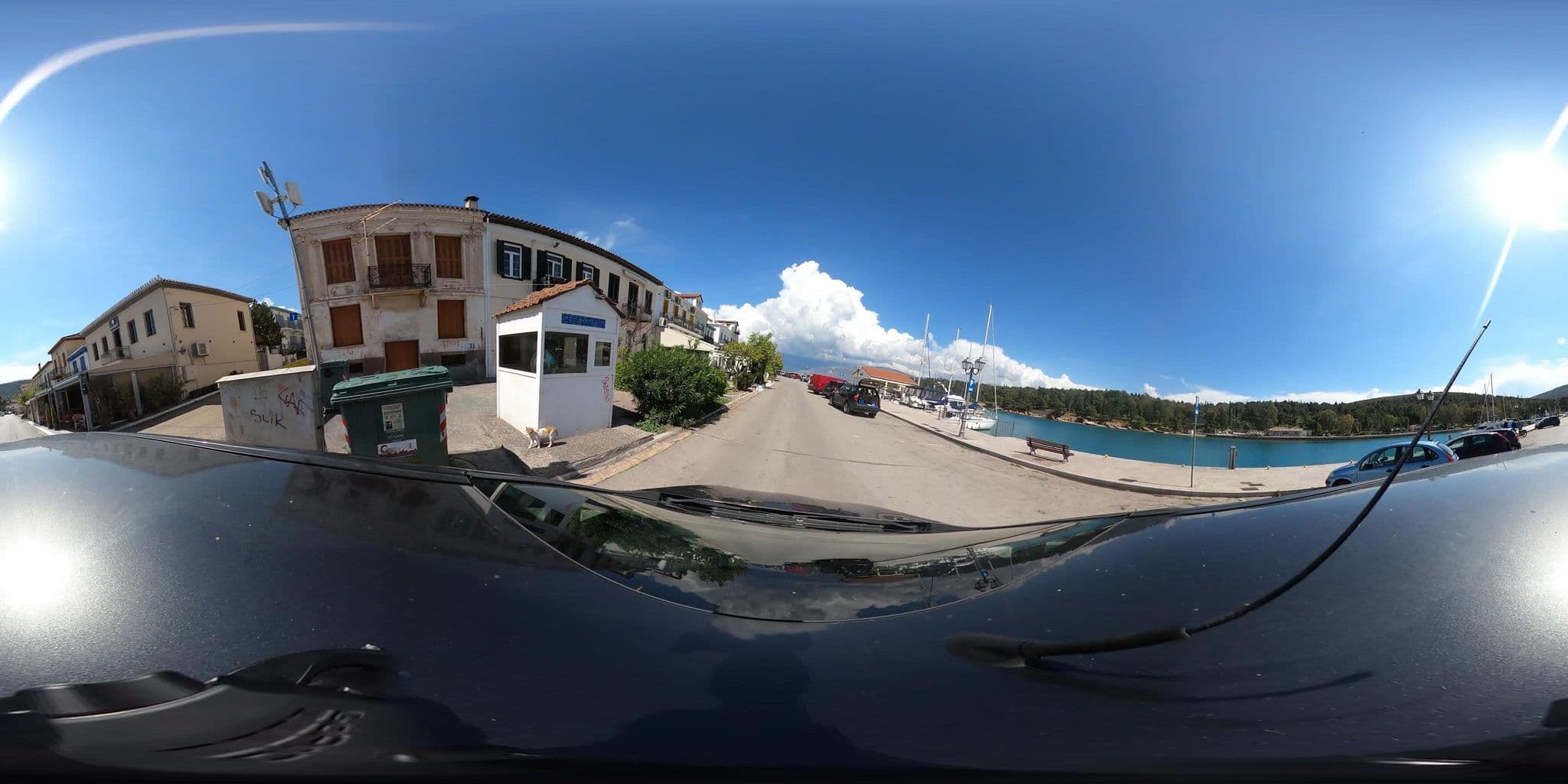 Street view near Hotel Miramare, Galaxídhion — © RoikosSA (CC BY-SA · Mapillary)
