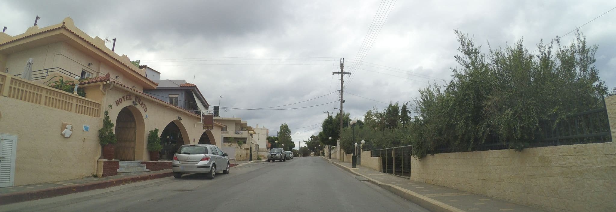 Street view near Ηotel Erato - Shotels, Goúrnes — © teddy73 (CC BY-SA · Mapillary)