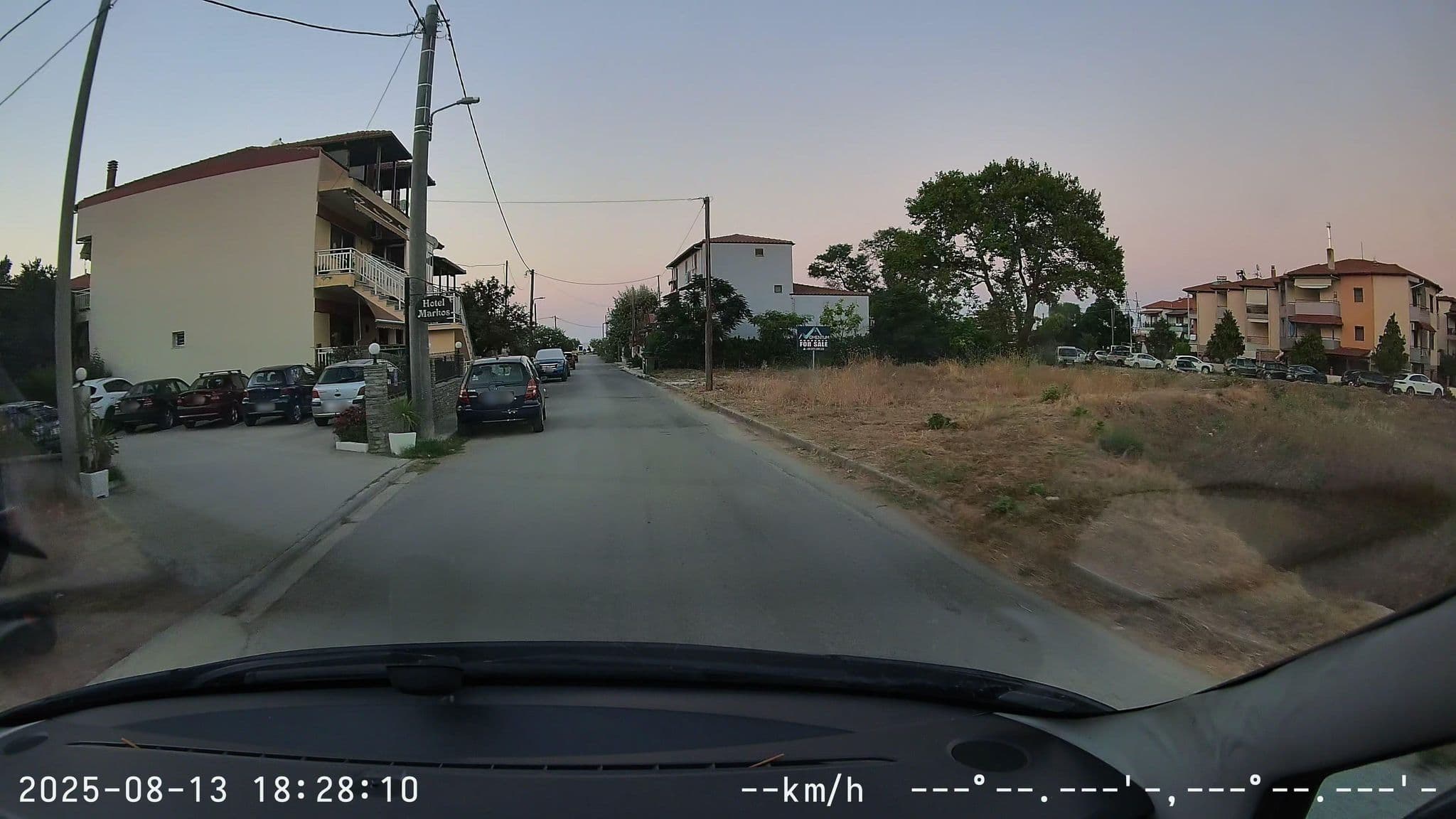 Street view near Hotel Markos, Ierissós — © sm4rk0 (CC BY-SA · Mapillary)