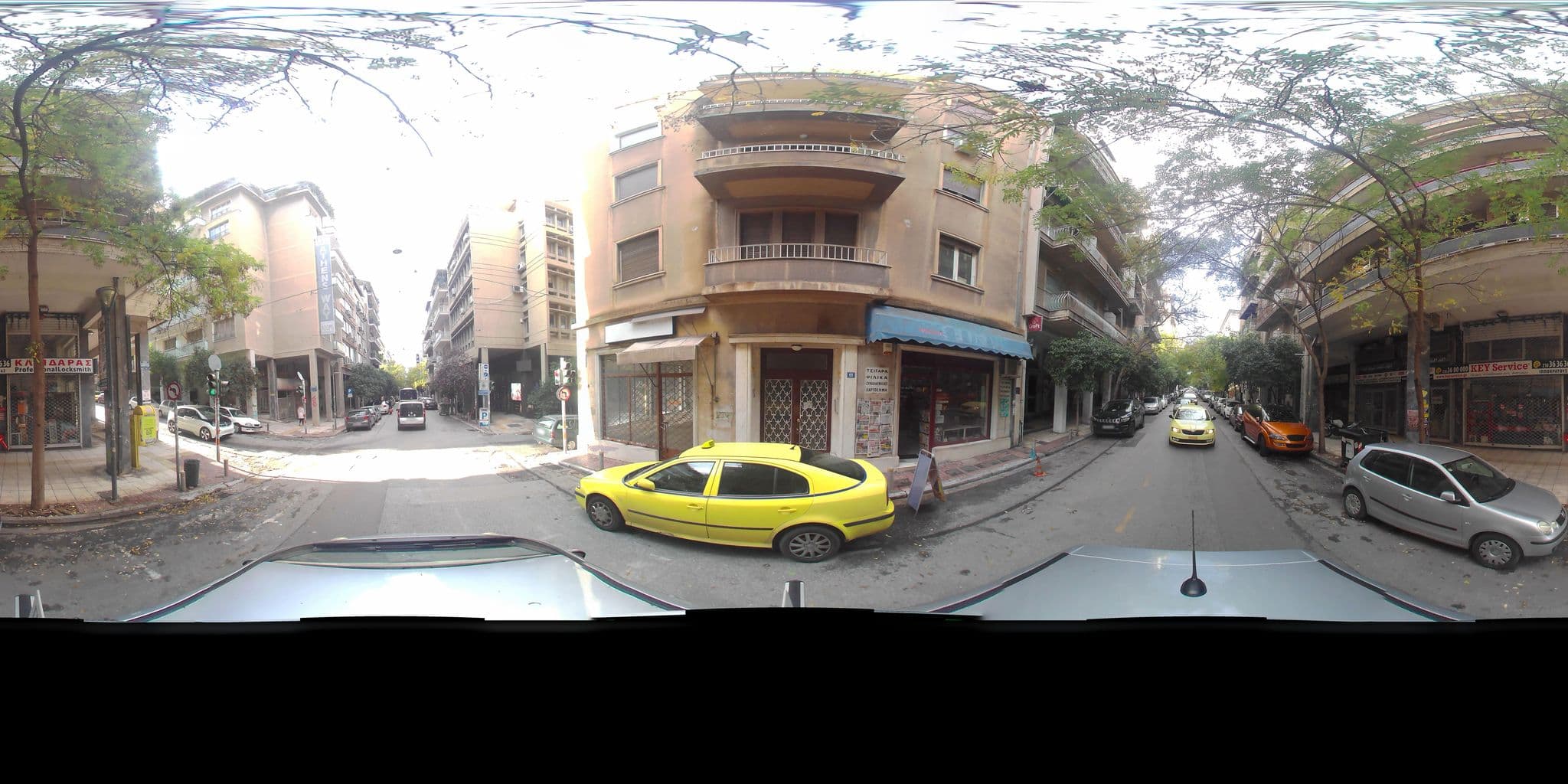 Street view near Athens Way Pop Art Hotel, Athens — © zaf3kala (CC BY-SA · Mapillary)
