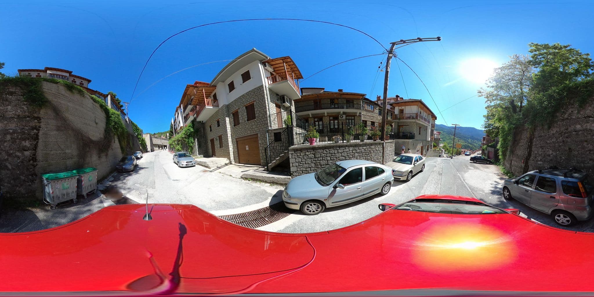 Street view near Archontiko Metsovou Boutique Spa Hotel, Metsovo — © nglf (CC BY-SA · Mapillary)